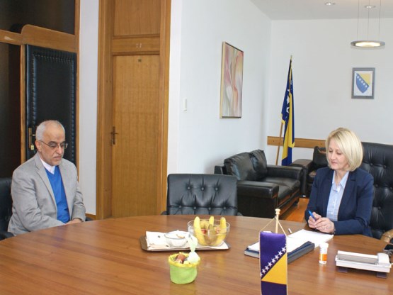 Deputy Speaker of the House of Representatives, Borjana Krišto, spoke with the Ambassador of Iran to BiH